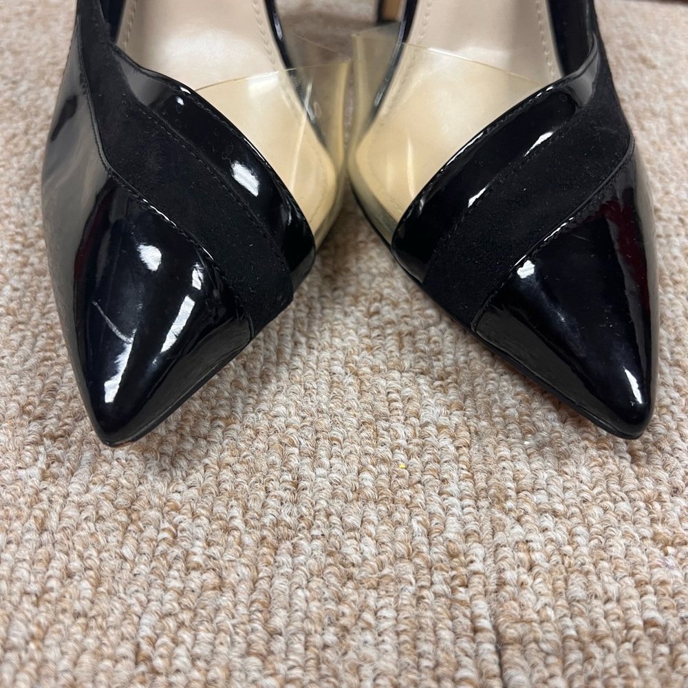 Nine West Black Patent Heels 8.5 - Picture 3 of 13